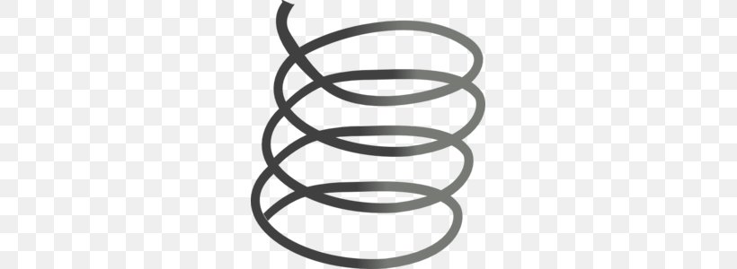 Coil Spring Clip Art, PNG, 261x300px, Spring, Area, Black And White, Coil Spring, Drawing Download Free