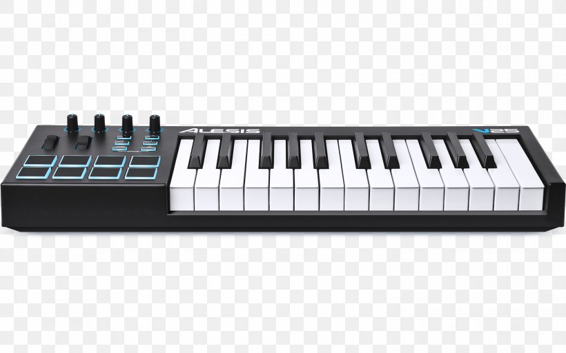Computer Keyboard MIDI Controllers MIDI Keyboard Musical Keyboard, PNG, 3000x1875px, Watercolor, Cartoon, Flower, Frame, Heart Download Free