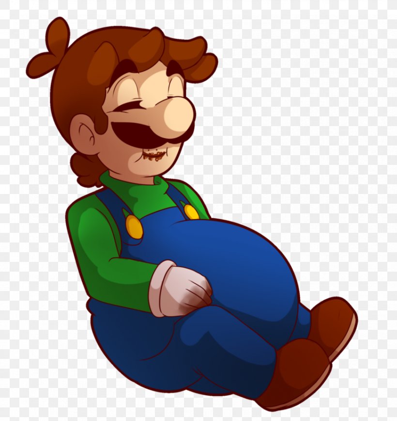 Mario Bros. Super Mario Galaxy Syobon Action Luigi, PNG, 869x920px, Mario Bros, Art, Cartoon, Deviantart, Fat Download Free