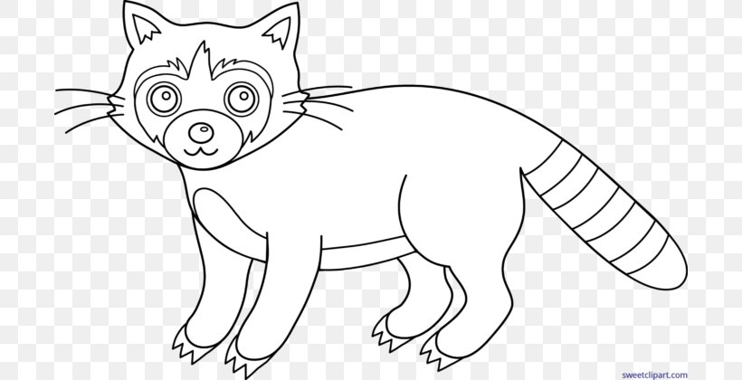 Raccoon Clip Art Openclipart Free Content Vector Graphics, PNG, 700x420px, Raccoon, Animal Figure, Artwork, Black And White, Carnivoran Download Free