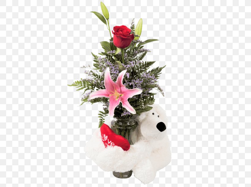 Rose Royer's Flowers & Gifts Floral Design Flower Bouquet Cut Flowers, PNG, 500x611px, Rose, Anniversary, Bud, Christmas, Christmas Decoration Download Free