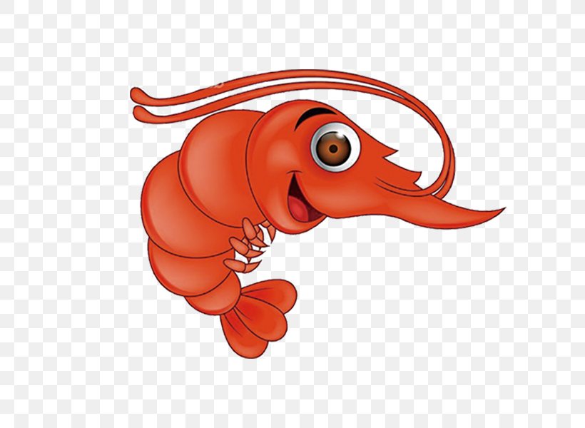 Vector Graphics Image Shrimp Seafood Cartoon, PNG, 600x600px, Shrimp, Animated Cartoon, Beak, Cartoon, Crayfish Download Free