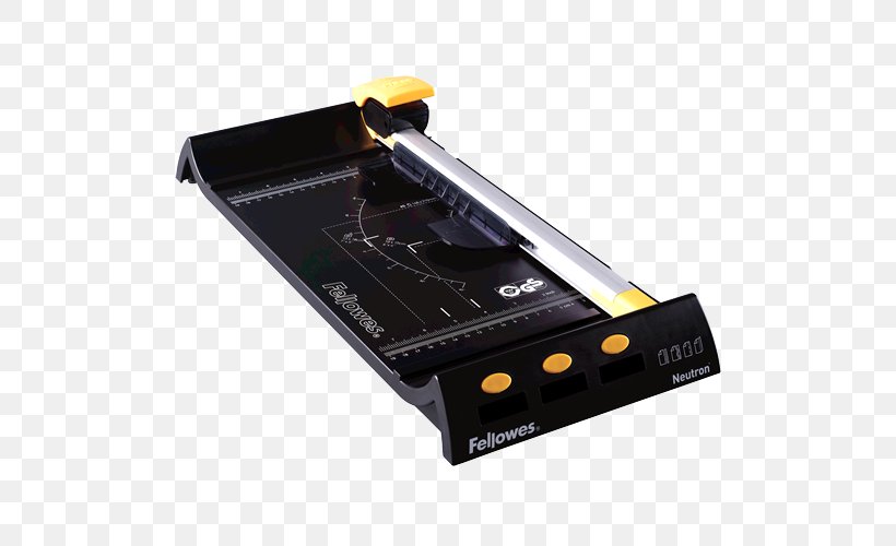 Paper Cutter Standard Paper Size Fellowes Brands Cutting, PNG, 600x500px, Paper, Binder Clip, Blade, Cutting, Cutting Tool Download Free