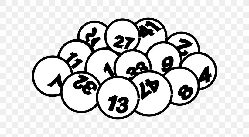 The Lottery Powerball Clip Art, PNG, 2400x1322px, Lottery, Area, Black And White, Gambling, Game Download Free