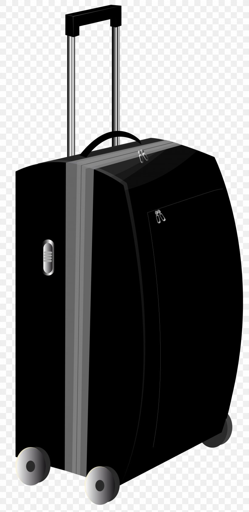 Baggage Trolley Travel Clip Art, PNG, 3028x6229px, Bag, Backpack, Baggage, Baggage Cart, Black Download Free