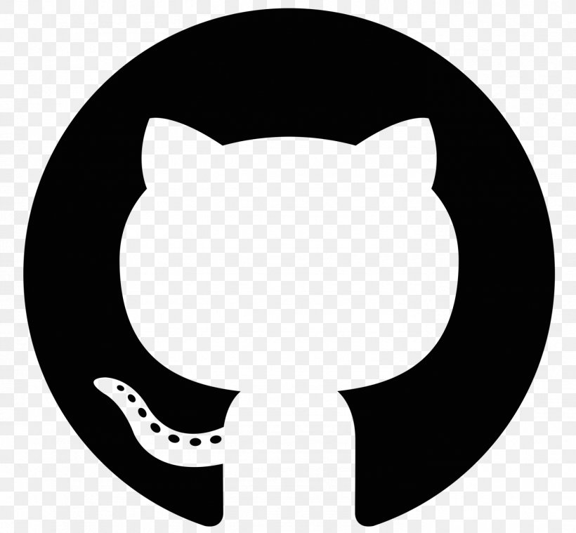 GitHub Logo Source Code, PNG, 1387x1284px, Github, Black, Black And White, Carnivoran, Cat Download Free