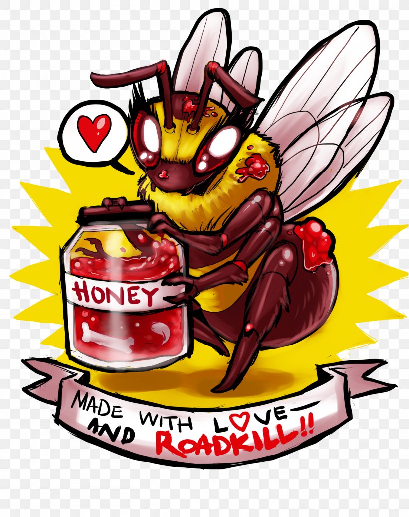 Vulture Bee T-shirt Hoodie Honey Bee, PNG, 1515x1916px, Bee, Art, Artwork, Bluza, Brooch Download Free