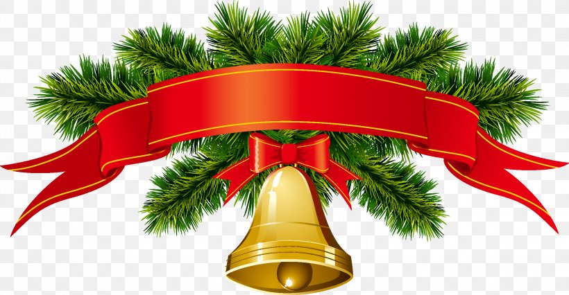 Christmas Bell, PNG, 2244x1166px, Christmas, Christmas Decoration, Christmas Ornament, Christmas Tree, Conifer Download Free