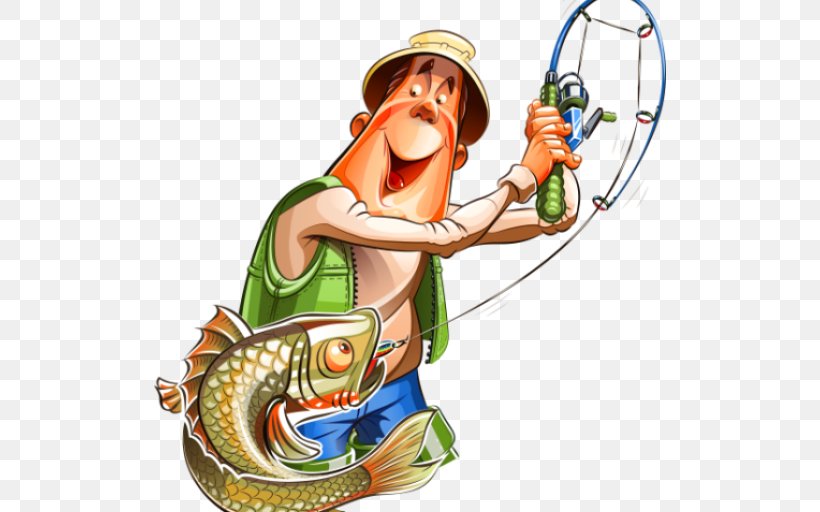 Clip Art Vector Graphics Fisherman Cartoon Illustration, PNG, 512x512px, Fisherman, Art, Cartoon, Commercial Fishing, Fictional Character Download Free