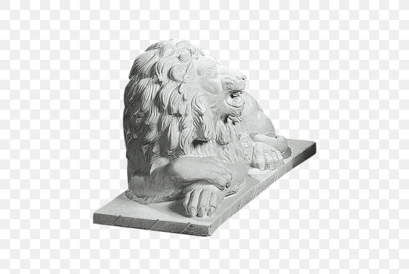 Lion Statue Lahema Classical Sculpture Paving Stone, PNG, 550x550px, Lion, Animal, Artwork, Big Cats, Black And White Download Free