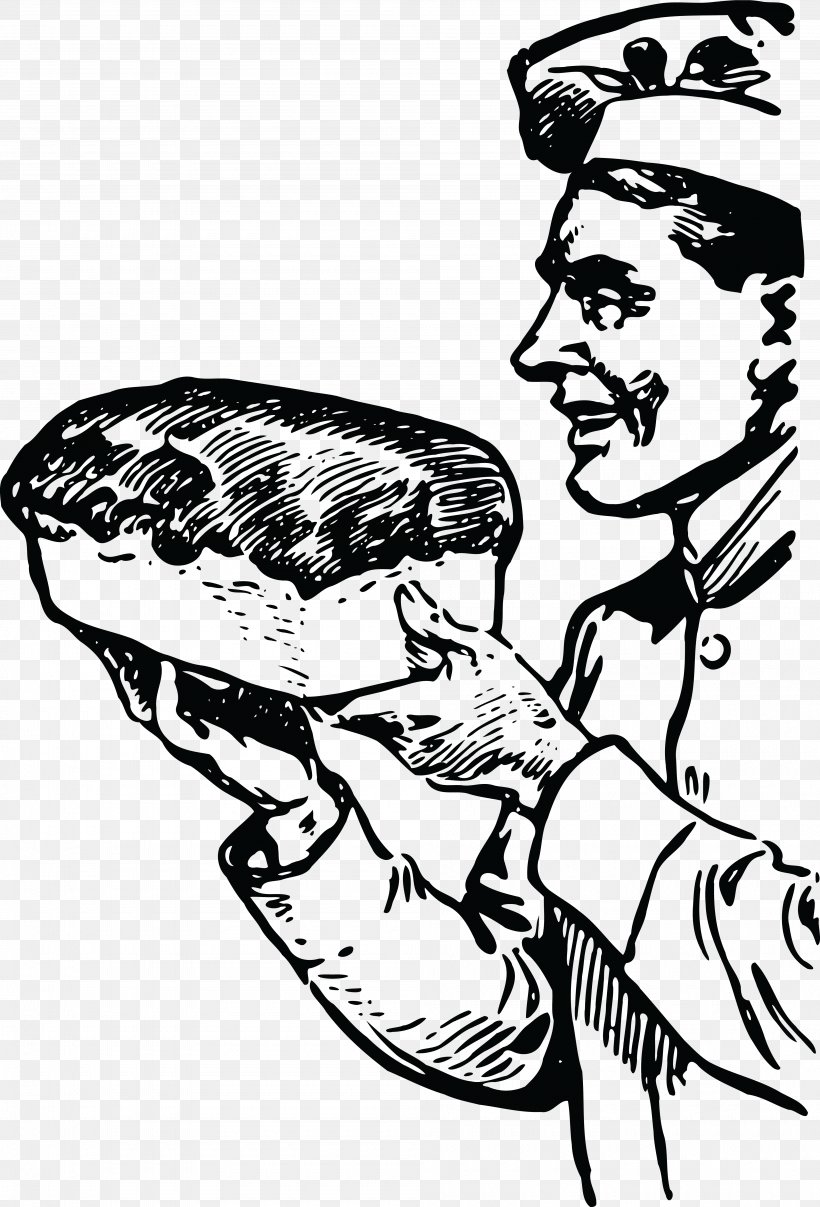 Bread Baker Loaf Clip Art, PNG, 4000x5892px, Bread, Arm, Art, Artwork, Baker Download Free