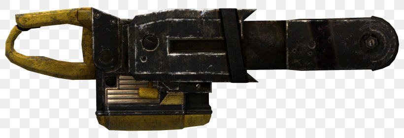 Fallout: New Vegas Chainsaw Weapon, PNG, 2050x700px, Fallout New Vegas, Blade, Chainsaw, Fallout, Gun Accessory Download Free