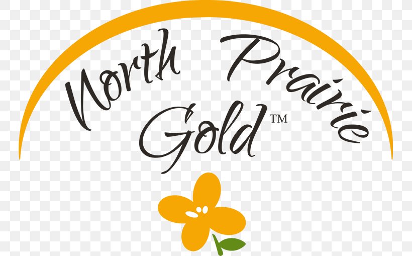 Logo Brand North Prairie Flower Font, PNG, 745x509px, Logo, Area, Brand, Flower, Gold Download Free