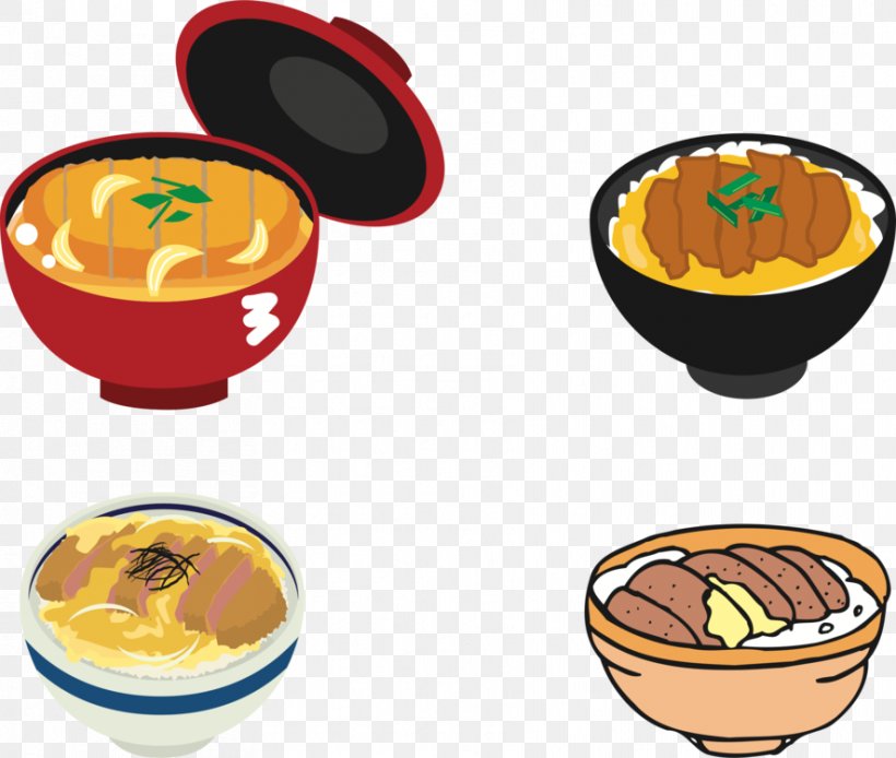 Tonkatsu Katsudon Japanese Cuisine Donburi Vegetarian Cuisine, PNG, 886x750px, Tonkatsu, Bowl, Chicken Katsu, Cuisine, Cutlet Download Free