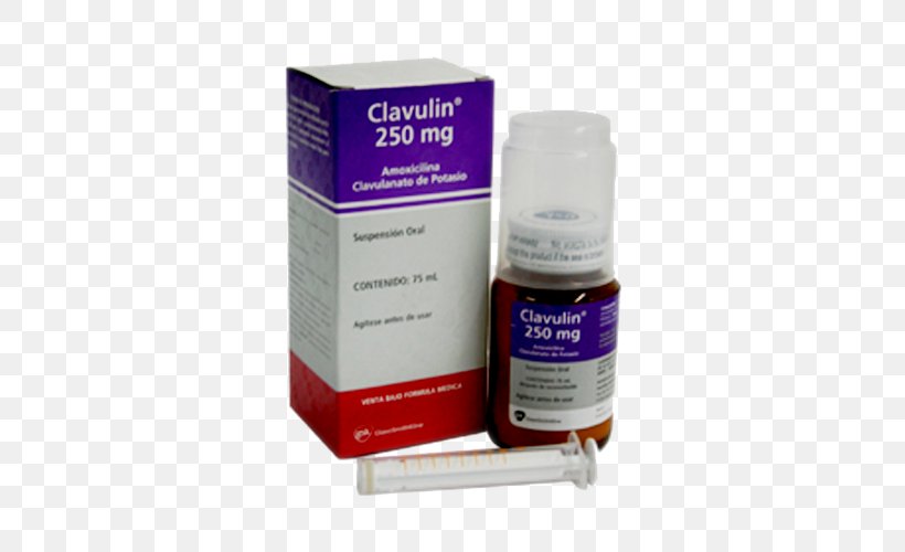 Amoxicillin/clavulanic Acid Pharmaceutical Drug Suspension, PNG, 500x500px, Amoxicillinclavulanic Acid, Amoxicillin, Clavulanic Acid, Dosagem, Glaxosmithkline Download Free