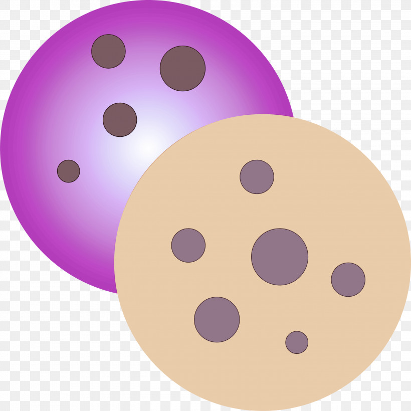 Cookies, PNG, 3000x3000px, Cookies, Ball, Bowling, Polka Dot, Purple Download Free