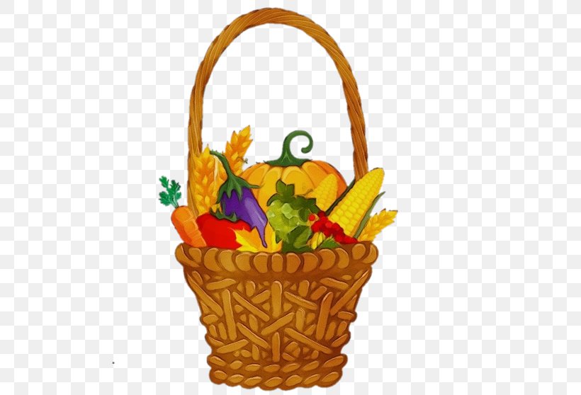 Basket Flowerpot Gift Basket Plant Wicker, PNG, 545x558px, Watercolor, Basket, Easter, Flower, Flowerpot Download Free