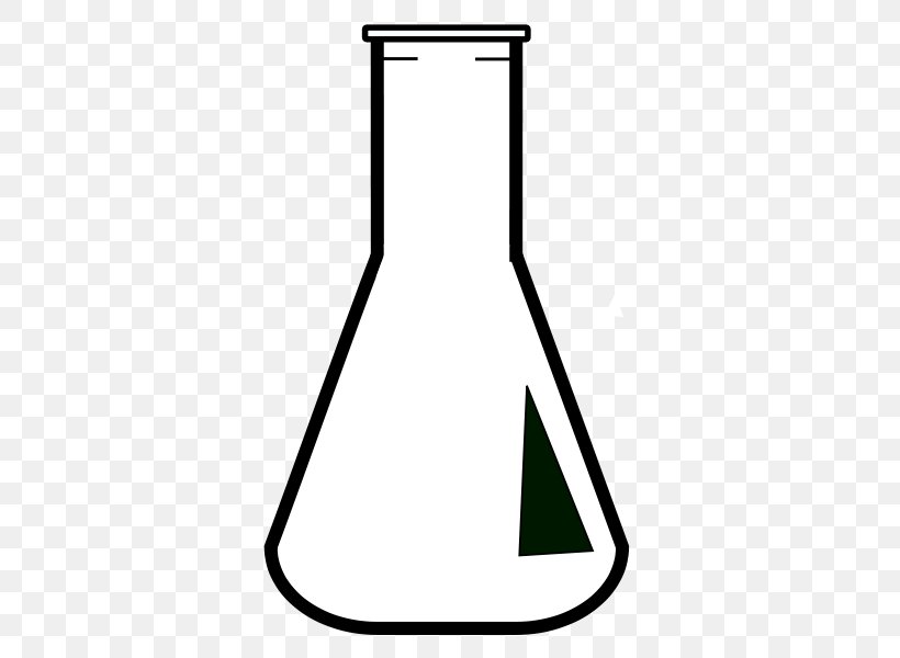 Erlenmeyer Flask Laboratory Flasks Volumetric Flask Shape Echipament De Laborator, PNG, 424x600px, Erlenmeyer Flask, Area, Black And White, Computer Font, Dimension Download Free