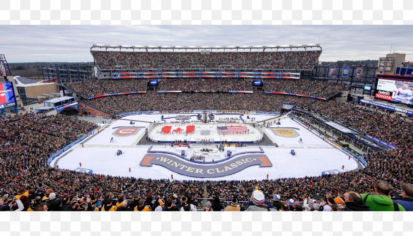 Gillette Stadium 2016 NHL Winter Classic Boston Bruins Montreal Canadiens New England Patriots, PNG, 1800x1030px, Gillette Stadium, Arena, Boston Bruins, Brendan Gallagher, Competition Event Download Free