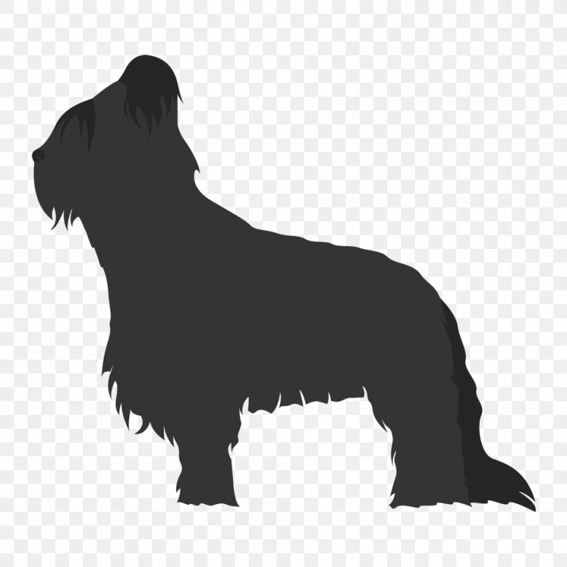 Scottish Terrier Non-sporting Group Briard Dog Breed Breed Group (dog), PNG, 1000x1000px, Scottish Terrier, Black, Black And White, Breed, Breed Group Dog Download Free