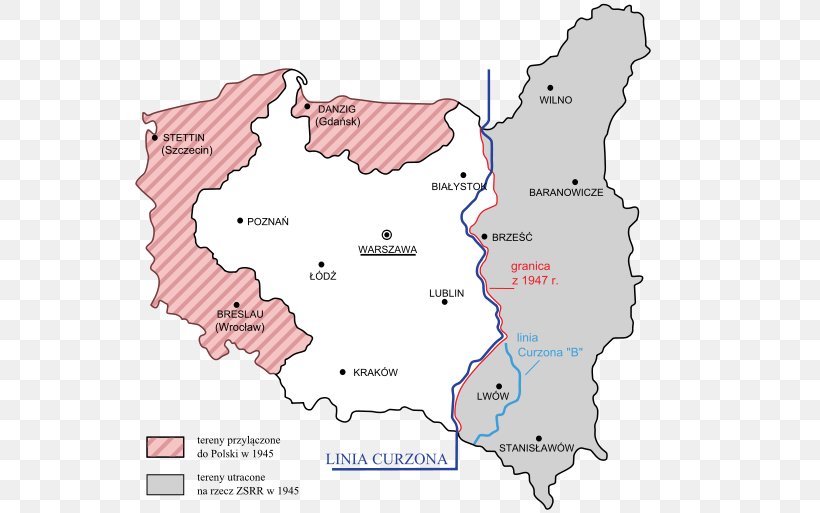 Second World War Territorial Evolution Of Poland Second Polish Republic Russia, PNG, 563x513px, Second World War, Area, Border, Curzon Line, Diagram Download Free
