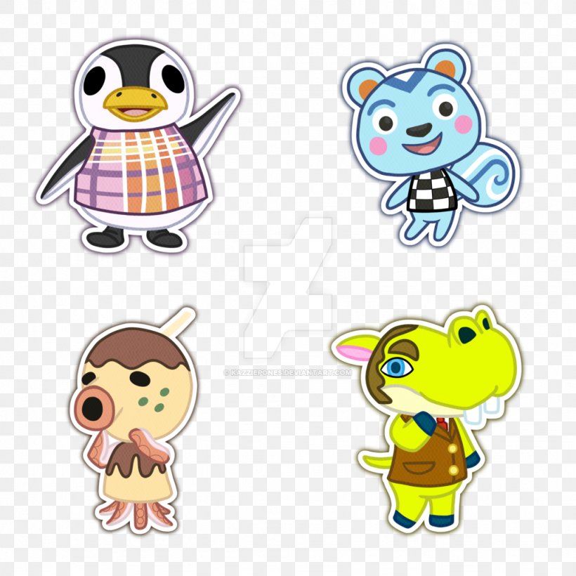 Animal Crossing Sticker Nintendo Penguin Clip Art, PNG, 1024x1024px, Animal Crossing, Body Jewellery, Body Jewelry, Character Sheet, Doodle Download Free