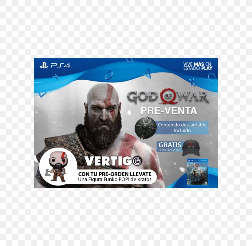 God Of War III PlayStation 4 Game Cap, PNG, 599x800px, 2018, God Of War, Advertising, Banner, Bonnet Download Free