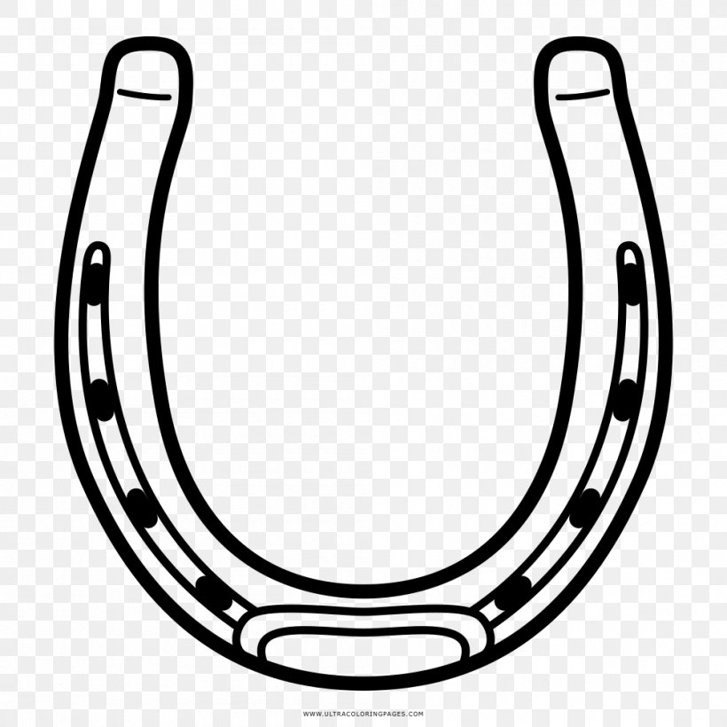 Horseshoe Drawing La Decorazione Della Casa, PNG, 1000x1000px, Horse, Black And White, Drawing, Horseshoe, Idea Download Free