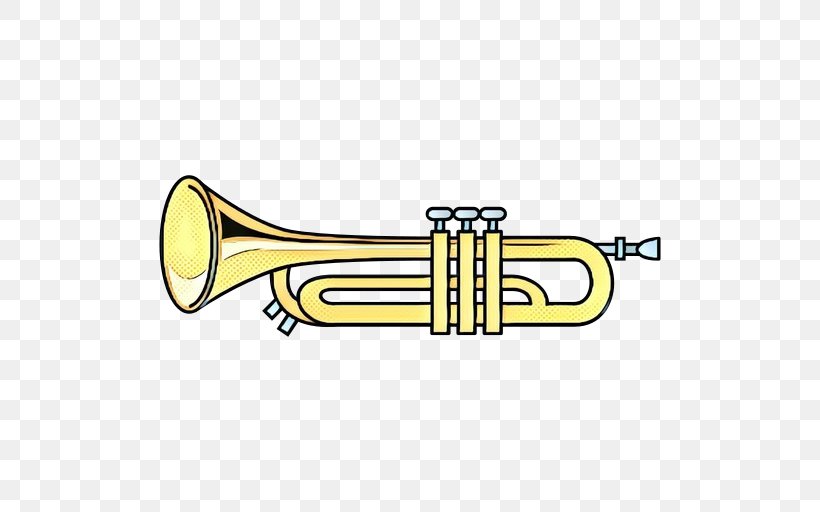 Brass Instrument Musical Instrument Alto Horn Mellophone Trumpet, PNG, 512x512px, Pop Art, Alto Horn, Brass Instrument, Bugle, Cornet Download Free