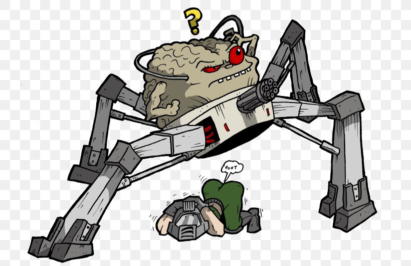Cartoon Doomguy Robot Ton Character, PNG, 738x532px, Cartoon, Character, Com, Doom Engine, Doomguy Download Free