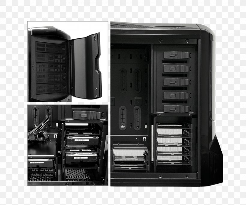 Computer Cases & Housings Power Supply Unit NZXT Phantom 410 Tower Case ATX, PNG, 960x800px, 80 Plus, Computer Cases Housings, Atx, Black, Computer Download Free