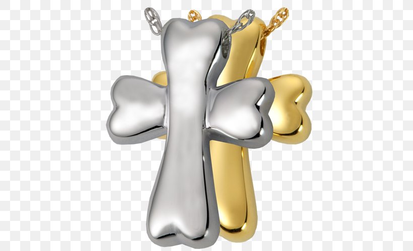 Dog Jewellery Cross Urn Gold, PNG, 500x500px, Dog, Bone, Charm Bracelet, Charms Pendants, Colored Gold Download Free