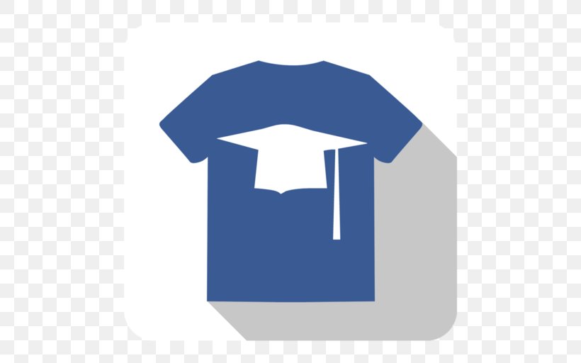 T-shirt Sleeve Logo, PNG, 512x512px, Tshirt, Blue, Brand, Electric Blue, Logo Download Free