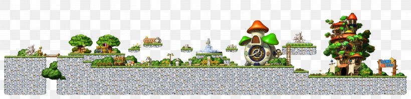 Tree MapleStory Recreation, PNG, 3805x919px, Tree, Grass, Map, Maplestory, Outdoor Structure Download Free