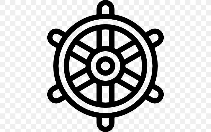 Car Helmsman Boat Ship's Wheel, PNG, 512x512px, Car, Black And White, Boat, Car Dealership, Driving Download Free