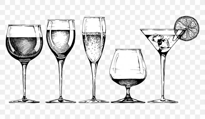 Cocktail Cosmopolitan Vodka Martini Drawing, PNG, 1000x583px, Cocktail, Alcoholic Drink, Barware, Black And White, Champagne Stemware Download Free