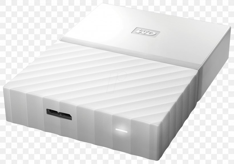 WD My Passport HDD Hard Drives Western Digital Terabyte, PNG, 2552x1792px, My Passport, Bed, Disk Enclosure, Furniture, Hard Drives Download Free