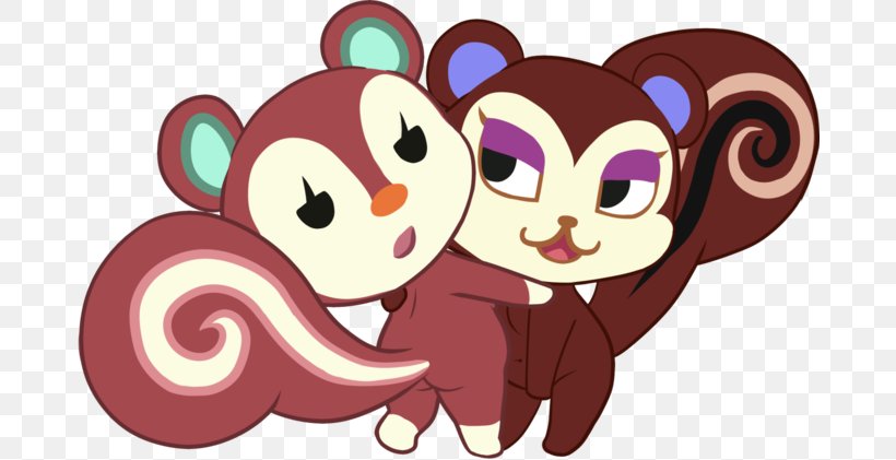 Nintendo Animal Crossing Series Squirrel Video Games Fan Art Mammal, PNG, 680x421px, Squirrel, Animal, Animated Cartoon, Animation, Art Download Free