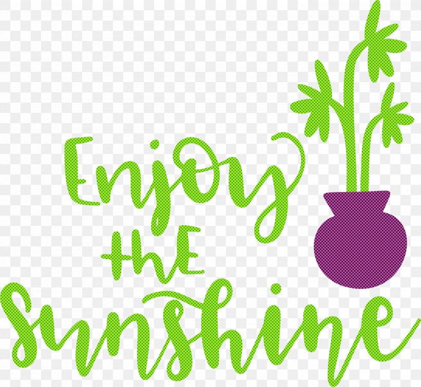 Sunshine Enjoy The Sunshine, PNG, 3000x2762px, Sunshine, Flower, Green, Happiness, Leaf Download Free