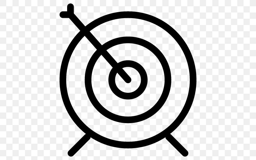 Target Archery Computer Icons Shooting Target, PNG, 512x512px, Archery, Area, Black And White, Bow, Bullseye Download Free