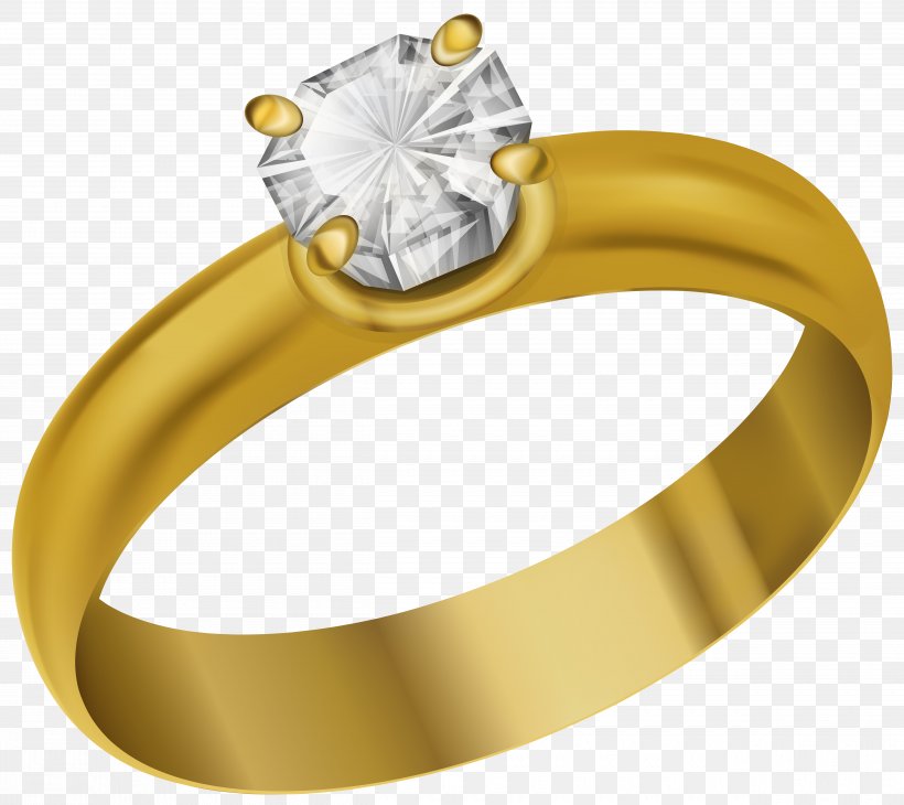 Wedding Ring Gold Clip Art, PNG, 5000x4456px, Ring, Blue Diamond, Body Jewelry, Colored Gold, Diamond Download Free