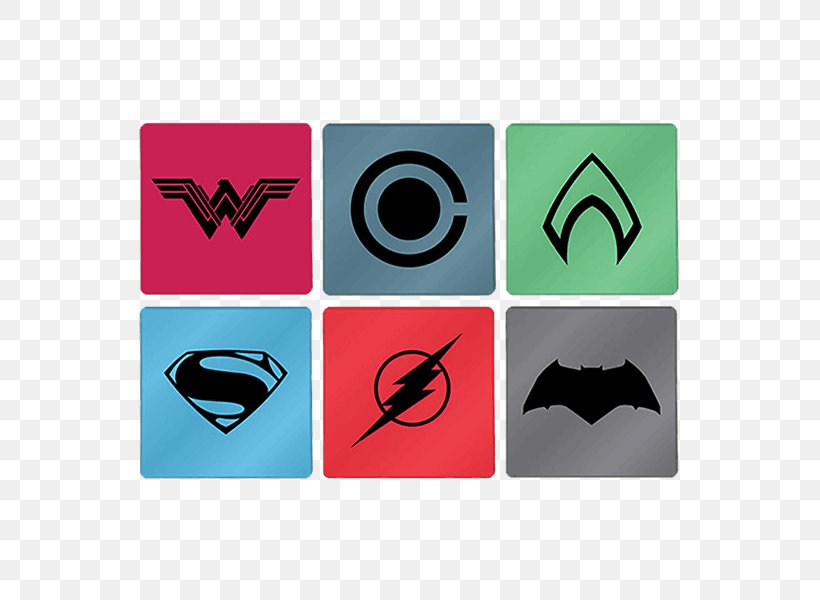 Batman Superman Wonder Woman Coasters Justice League, PNG, 600x600px, Batman, Brand, Coasters, Comic Book, Comics Download Free