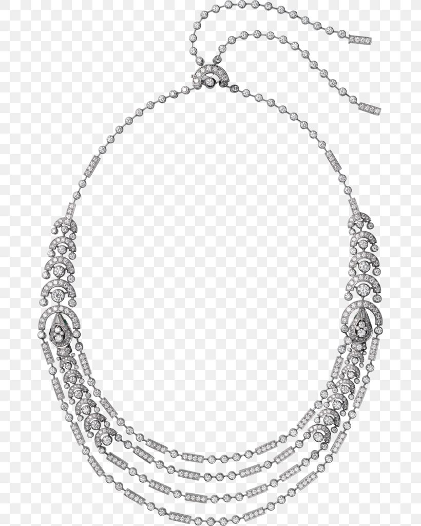 Necklace Flora Jewellery Cartier Bracelet, PNG, 673x1024px, Necklace, Black And White, Body Jewellery, Body Jewelry, Bracelet Download Free