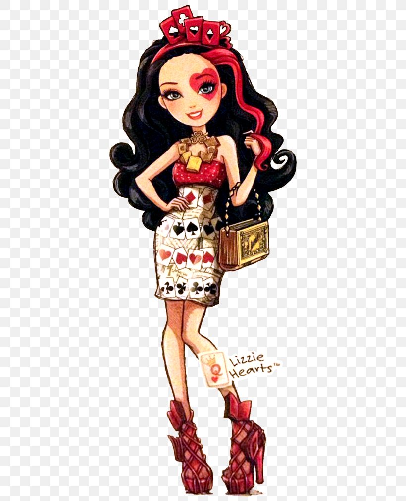 ever after high lizzie hearts doll