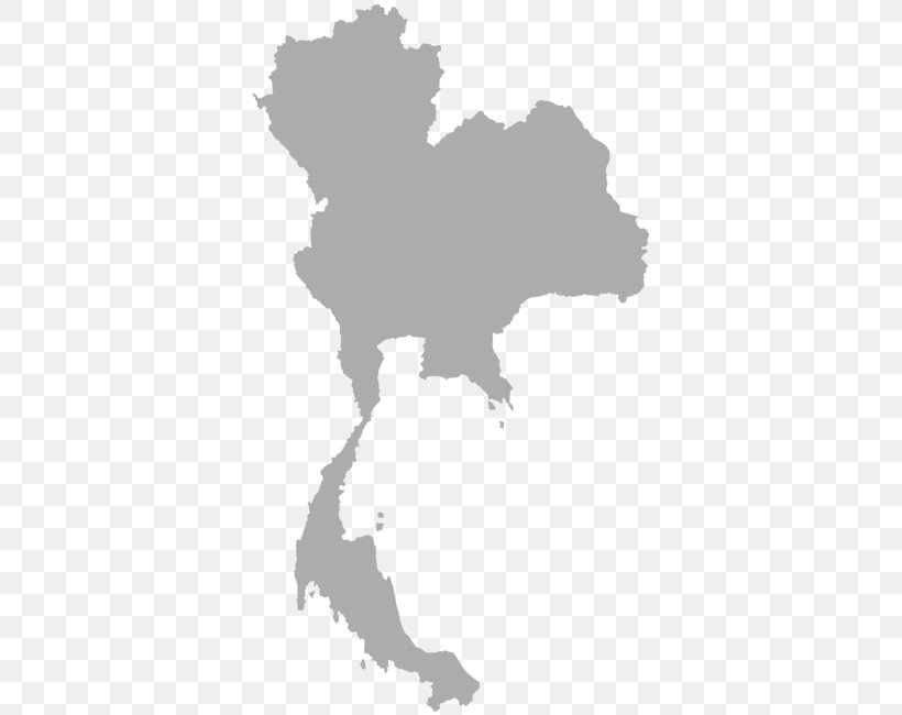 Thailand Map Aluskaart, PNG, 650x650px, Thailand, Aluskaart, Black, Black And White, Cloud Download Free