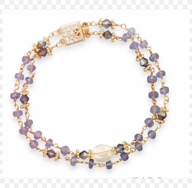Amethyst Bracelet Necklace Sterling Silver Tanzanite, PNG, 800x800px, Amethyst, Bead, Bracelet, Carat, Chain Download Free