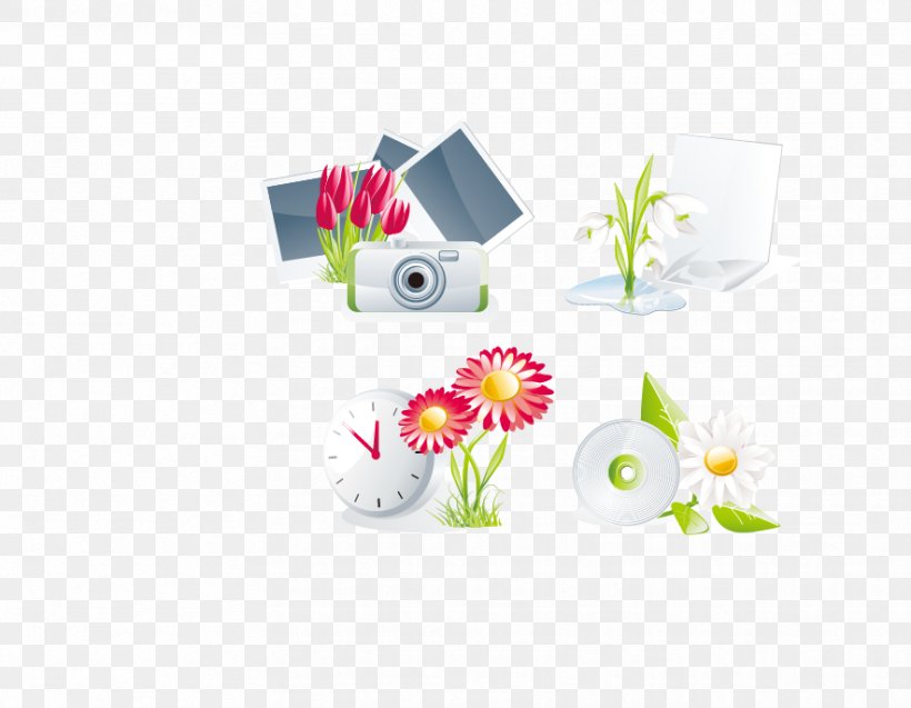Cartoon Camera, PNG, 884x687px, Cartoon, Camera, Designer, Floral Design, Flower Download Free