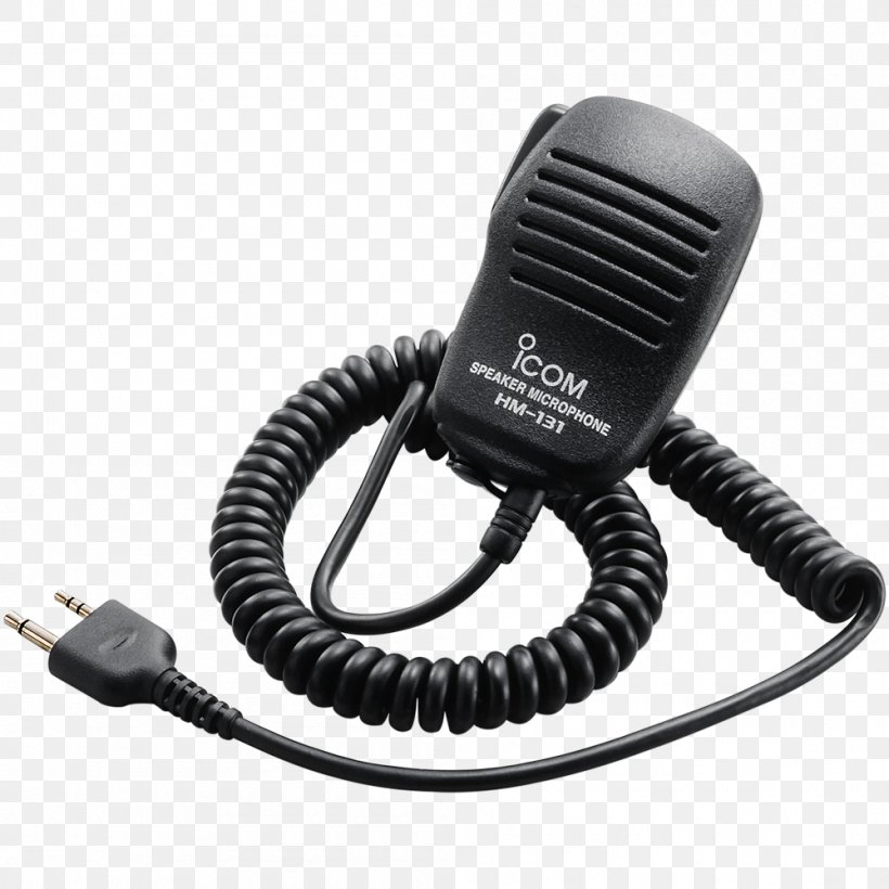 Microphone Icom Incorporated Phone Connector Headphones Two-way Radio, PNG, 1000x1000px, Microphone, Audio, Audio Equipment, Communication Accessory, Dstar Download Free
