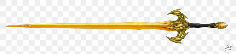 Yellow Ranged Weapon, PNG, 1856x430px, Yellow, Ranged Weapon, Weapon Download Free