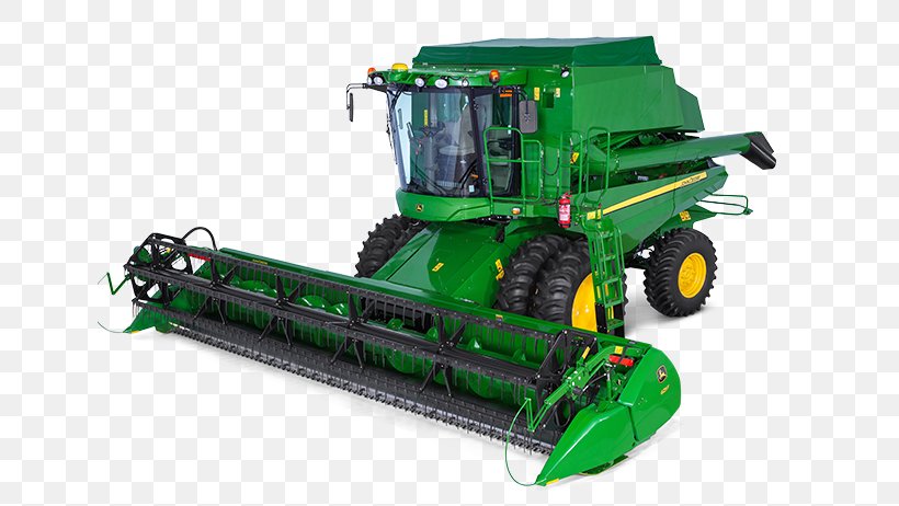 John Deere Machine Combine Harvester Agriculture Tractor, PNG, 642x462px, John Deere, Agribusiness, Agricultural Machinery, Agriculture, Combine Harvester Download Free